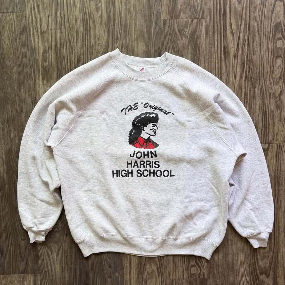 Vintage John Harris High School Crewneck Sweatshirt Jerzees 90s